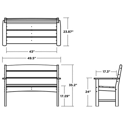 Long Beach Garden Bench