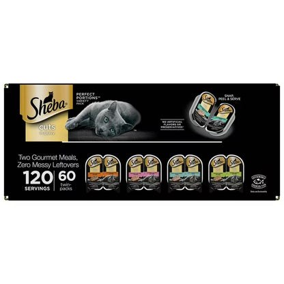 Wet Cat Food Trays Variety Pack, 60 ct., 2.6 oz.