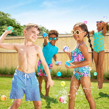 Self-Sealing Reusable Water Balloons with Mesh Storage Bag, 20 pc.