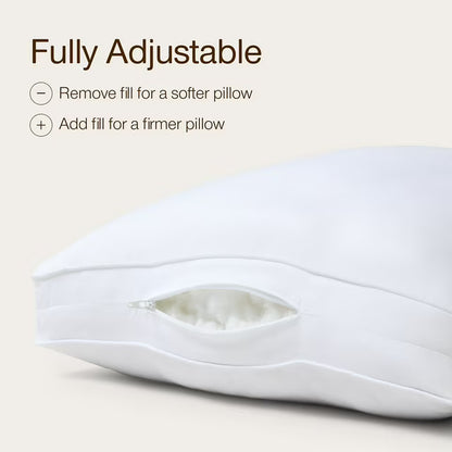 2-Pack Adjustable Down Alternative Pillows