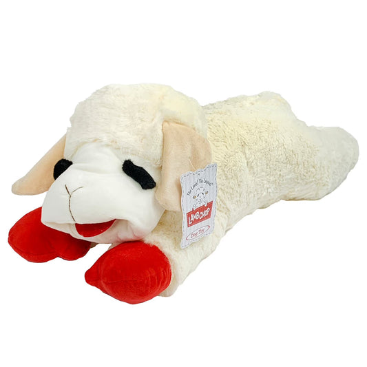 Jumbo Lamb Chop Plush Dog Toy
