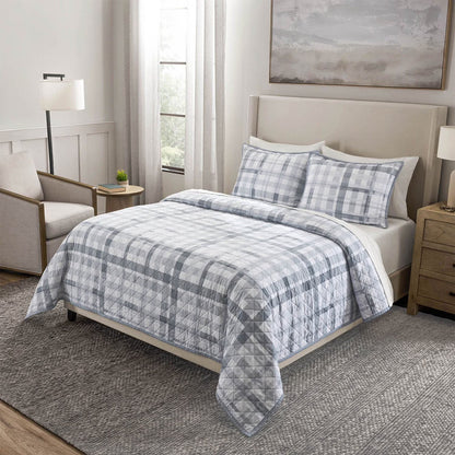 3-Piece Printed Quilt Sets, Assorted Sizes