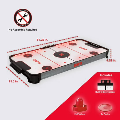 Jumbo LED Tabletop Air Hockey