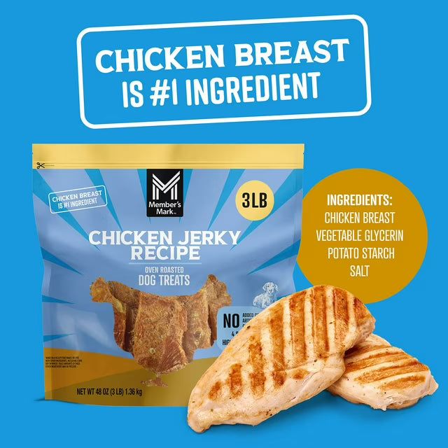 Chicken Jerky Recipe Dog Treats, 48 oz.