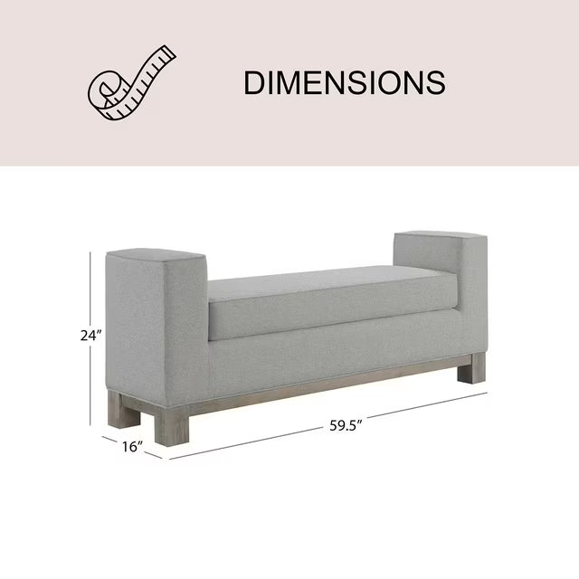 Cape Cod Upholstered Ottoman Bench