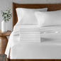 Hospitality Bulk Flat Bed Sheets, 6-Pack, White