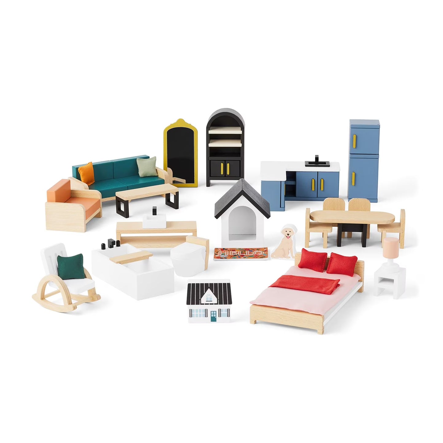 Farmstyle Dollhouse with Accessories