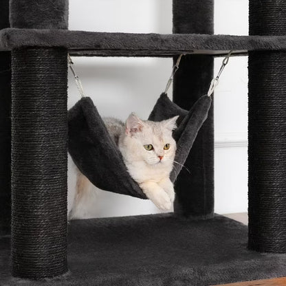 Multi-Functional Cat Tower, 73.6 in., Dark Grey