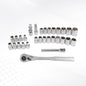 30PC 1/2" DR. 6 POINT SOCKET SET