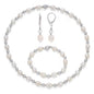 Freshwater Cultured Pearl 3 Piece Set in Sterling Silver