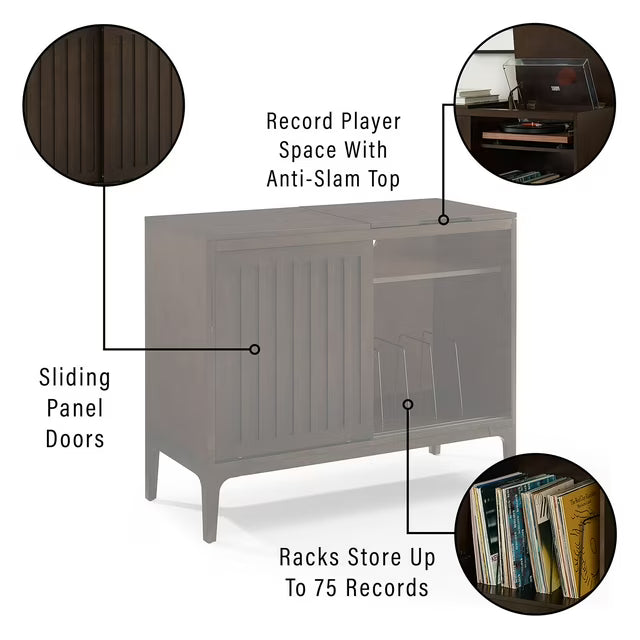 Asher Record Storage Sideboard
