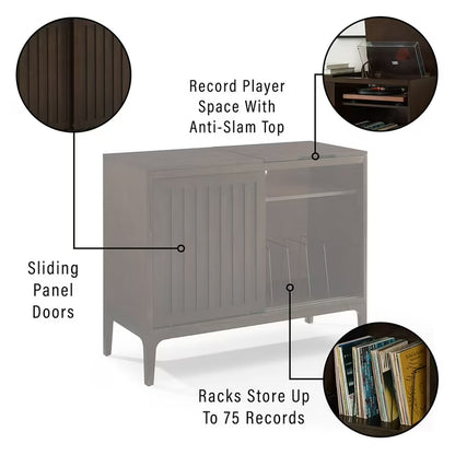 Asher Record Storage Sideboard