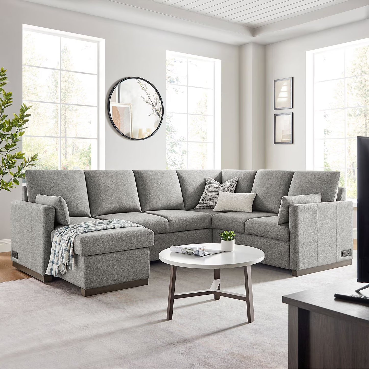 Serta Ellington Sectional Sleeper Sofa