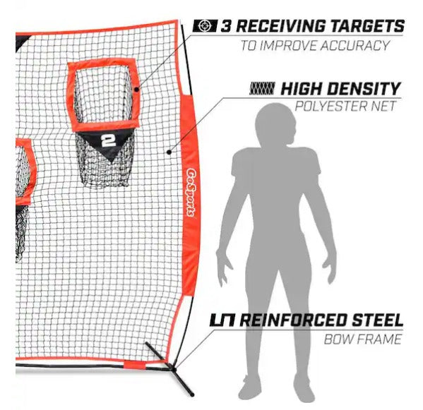 8 ft. x 8 ft. Football Throwing Net
