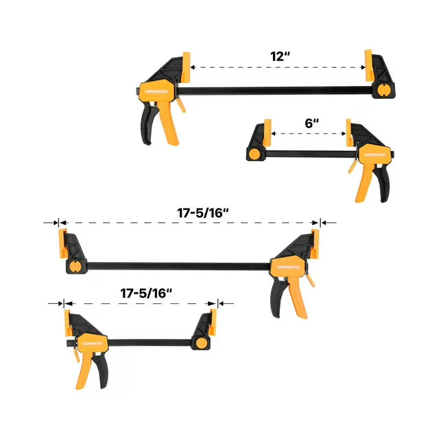4PC Quick Release Bar Clamp Set