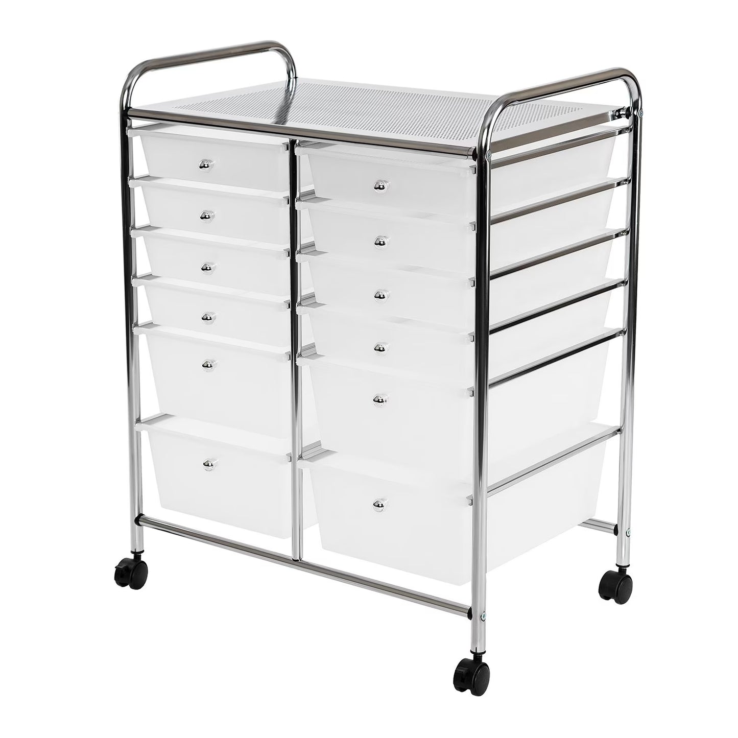 12-Drawer Rolling Organizer Cart