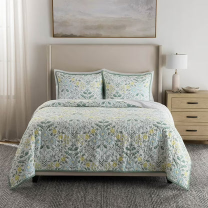 3-Piece Printed Quilt Sets, Assorted Sizes