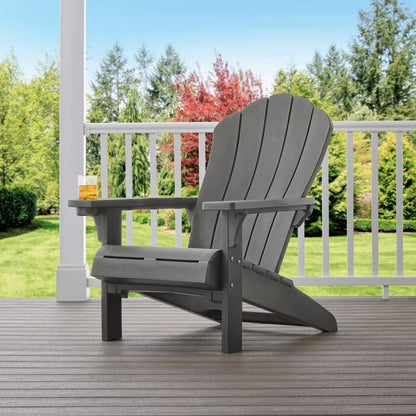 Everest Adirondack Chair with Integrated Cupholder