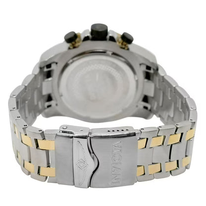 Invicta Men's Pro Diver Quartz 50mm Two Tone, Black Dial