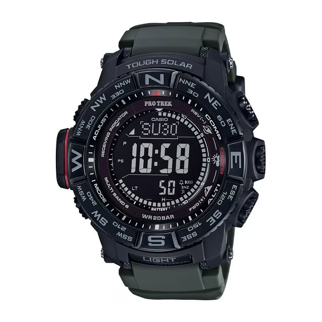 Men's Pro Trek Solar Atomic Triple-Sensor Watch