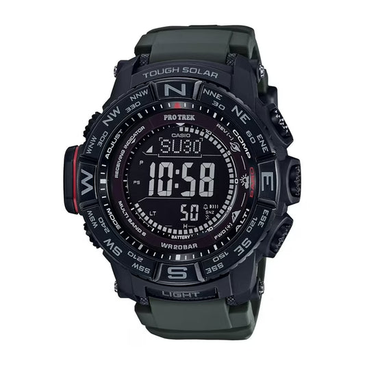 Men's Pro Trek Solar Atomic Triple-Sensor Watch