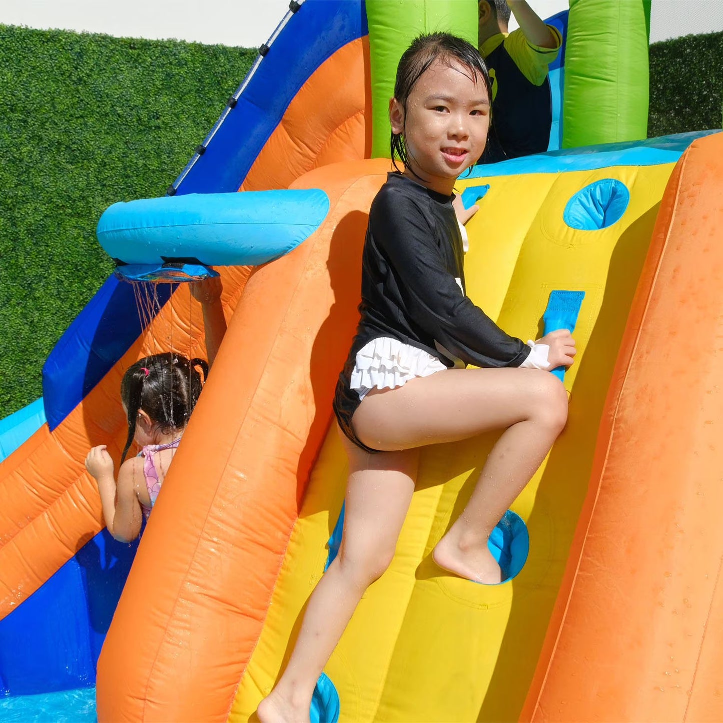 Splash and Slide with Tunnel and Water Arch