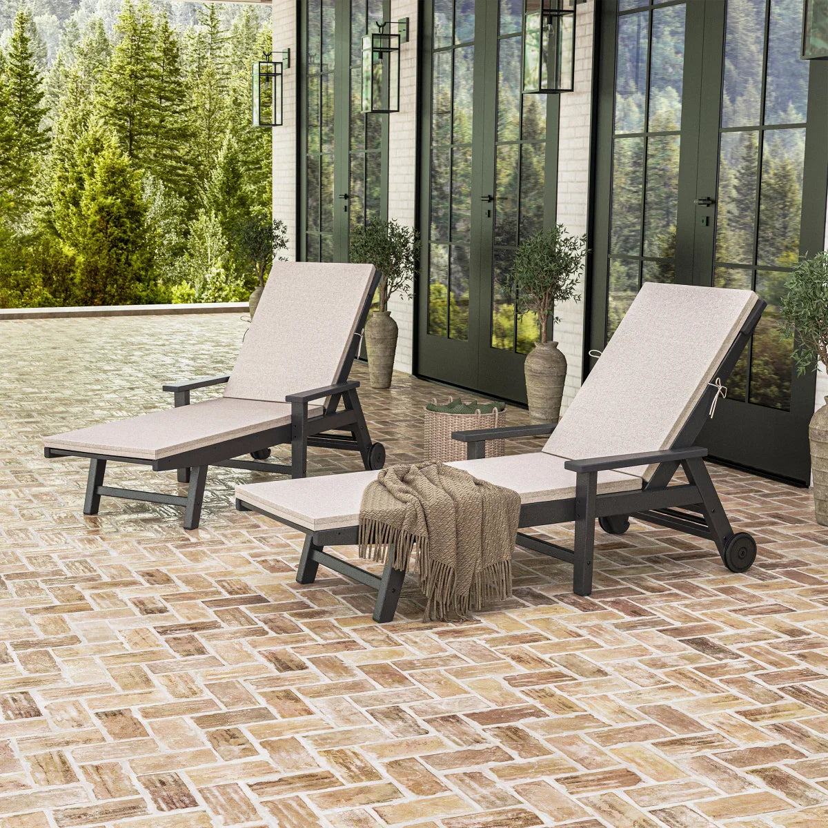 Prescott Chaise Lounge, 2-pack