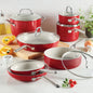 12-piece Hard Anodized Ceramic Non-Stick Cookware Set