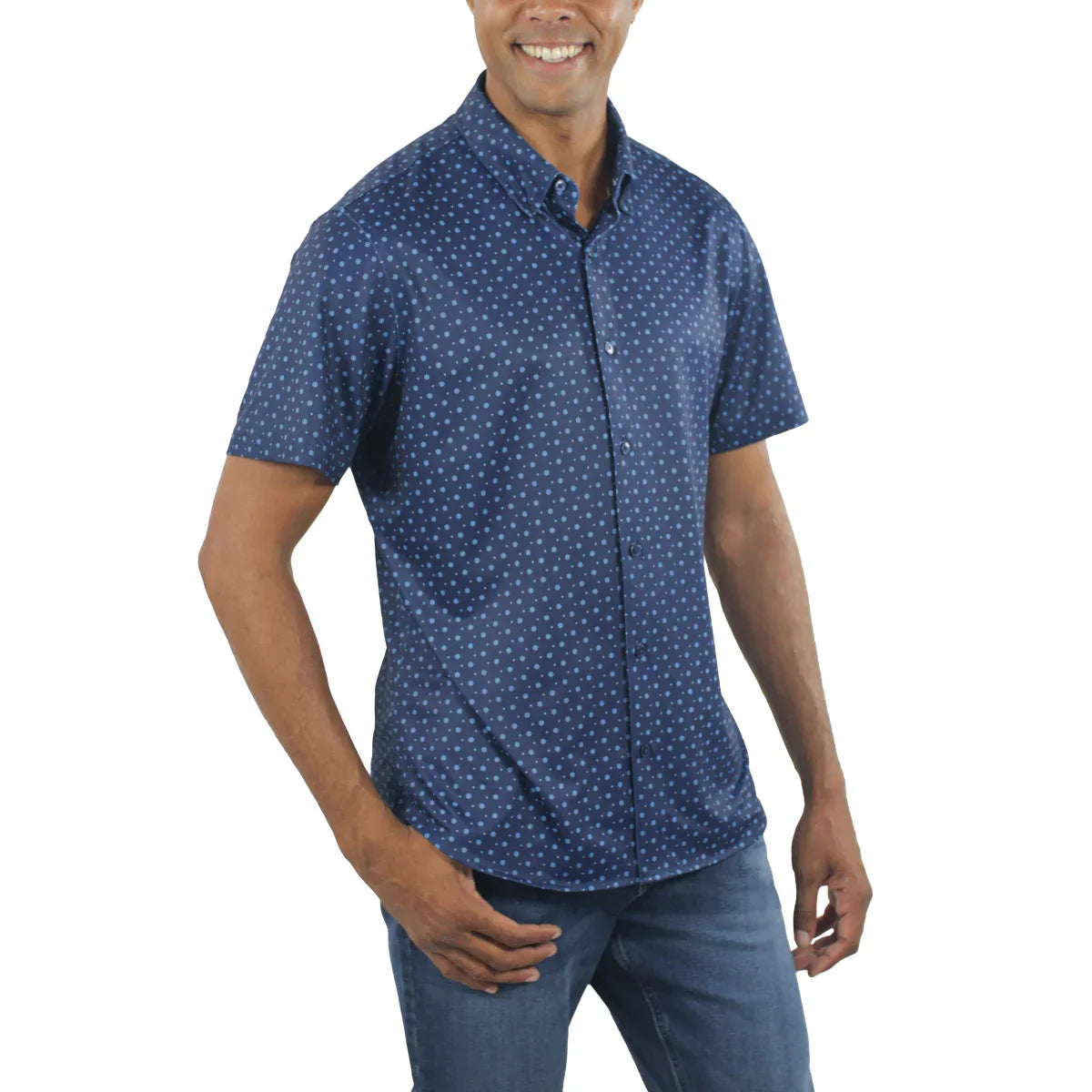 Jachs NY Men's Short Sleeve Woven Shirt