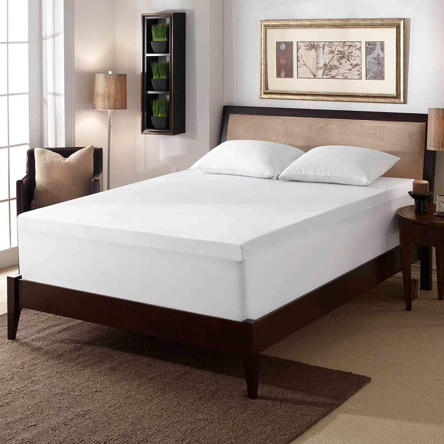 3-Inch Gel Memory Foam Airflow Mattress Topper