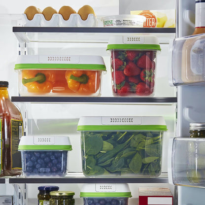 FreshWorks 8-Piece Food Storage Containers