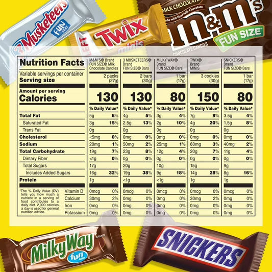 Mars Milk Chocolate Variety Pack Candy, 145 pcs.