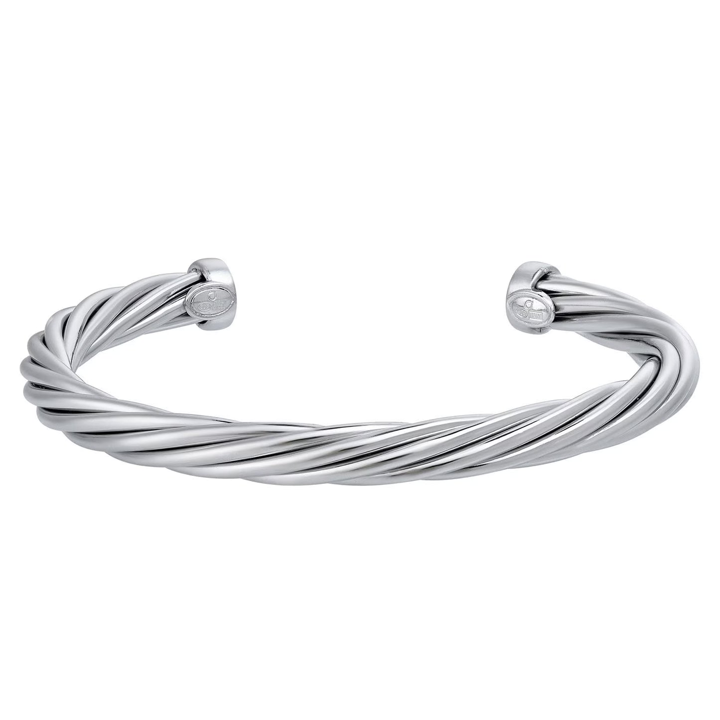 3 Piece Polished Bangle Set in Sterling Silver