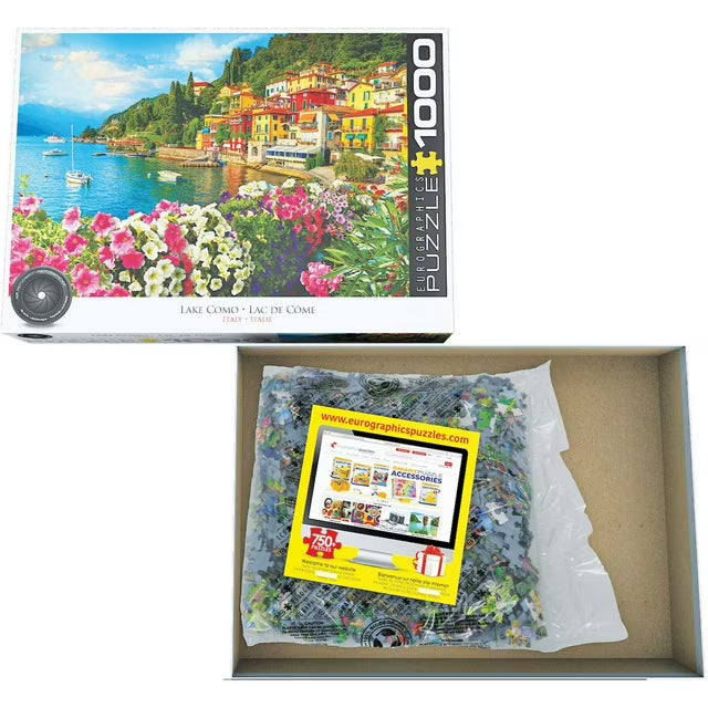 Lake Como, Italy Puzzle, 1000 Piece