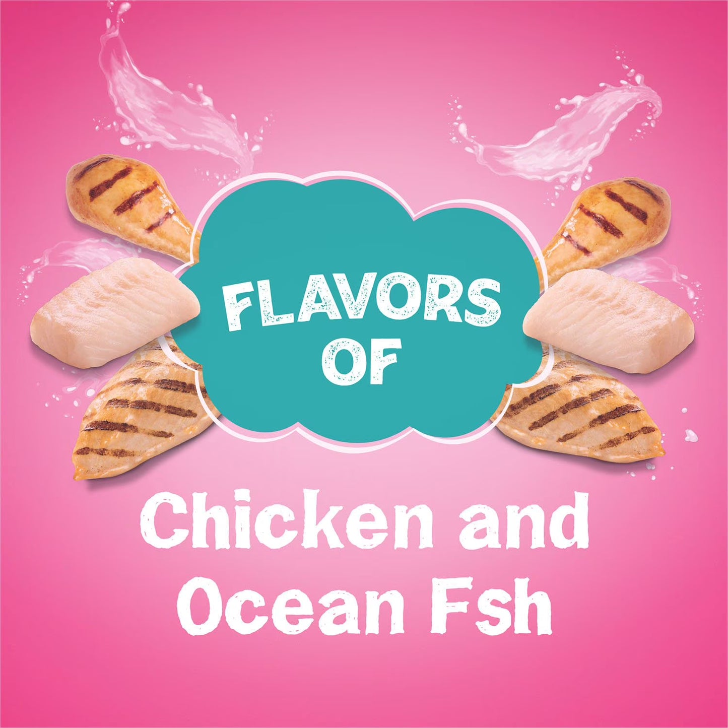 Chicken and Ocean Fish Flavored, Adult Dry Cat Food, 32 lbs.