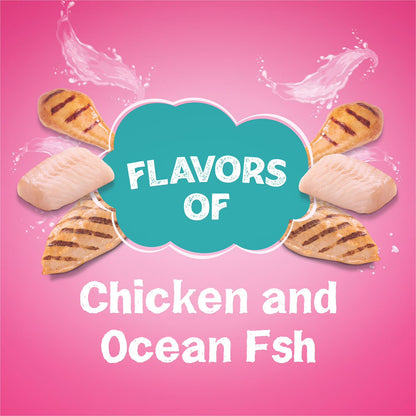 Chicken and Ocean Fish Flavored, Adult Dry Cat Food, 32 lbs.