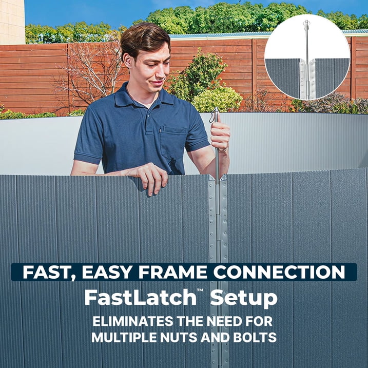 Bestway Hydrium Fastlatch 16' x 52" Round Steel Wall Above Ground Pool