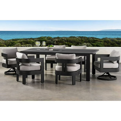 Palmero Dining Set with Sunbrella Fabric, 7pc