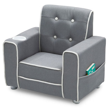 Chelsea Kids' Upholstered Chair with Cup Holder