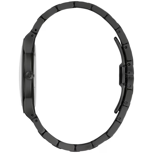Modern Black Ion Plated Bracelet Watch, 41mm