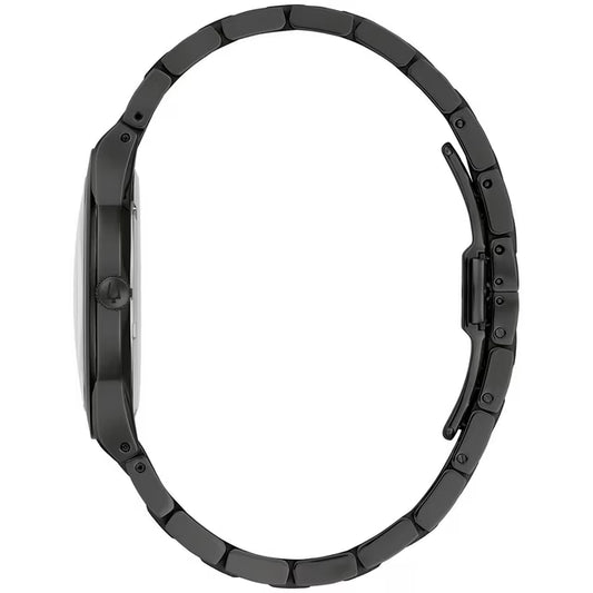 Modern Black Ion Plated Bracelet Watch, 41mm