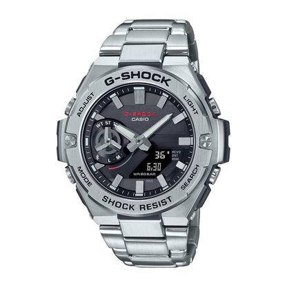 G-Shock Solar Powered Mobile Link G-Steel Bracelet Watch, 47mm