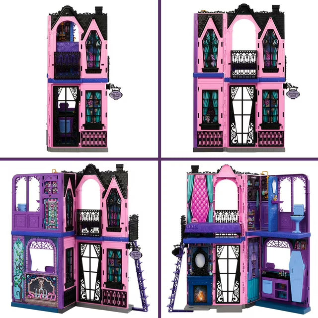 Boo-tique Hotel Doll House with 13+ Accessories