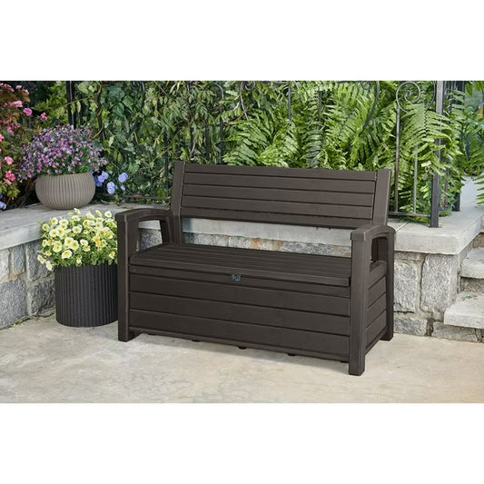Keter Hudson Plastic Storage Bench