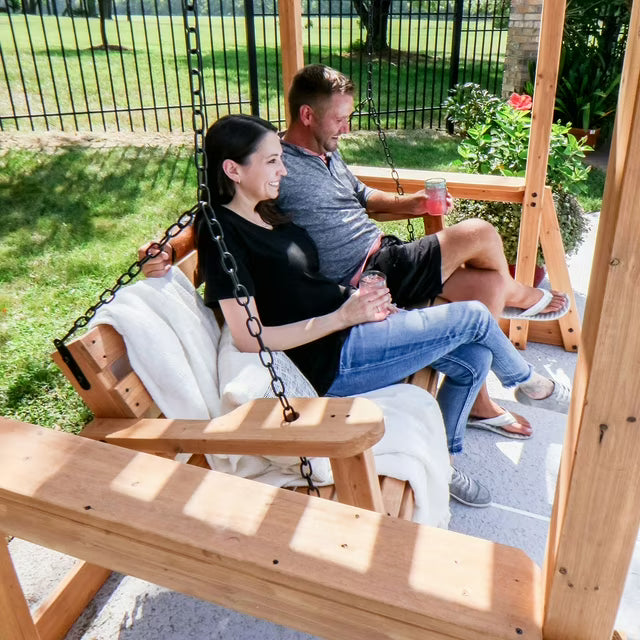 Callahan Cedar Pergola Swing