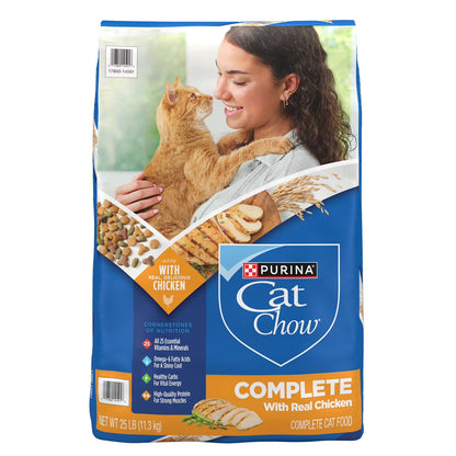 Chicken Flavored, Dry Cat Food, 25 lbs.