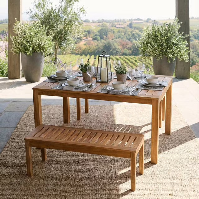 Sonoma Teak Outdoor Dining Patio Set, 3pc