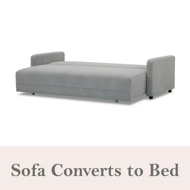 Convertible “Sit & Sleep” Sofa, Gray