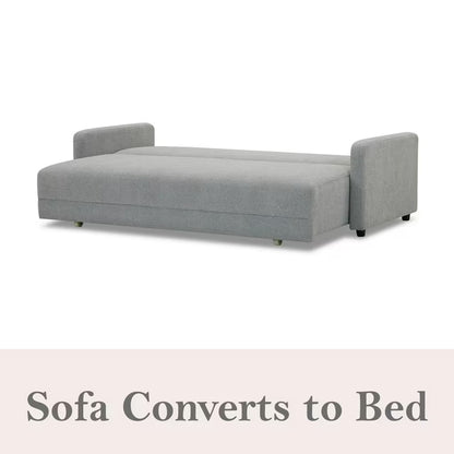 Convertible “Sit & Sleep” Sofa, Gray