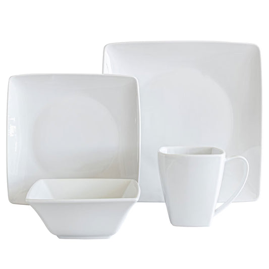 32-Piece Squared Dinnerware Set